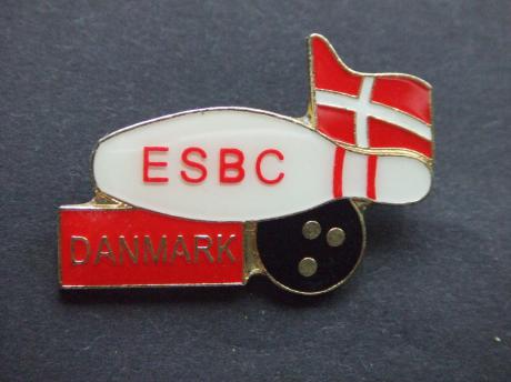 Bowlen ESBC Denemarken kegel op zijn kant
